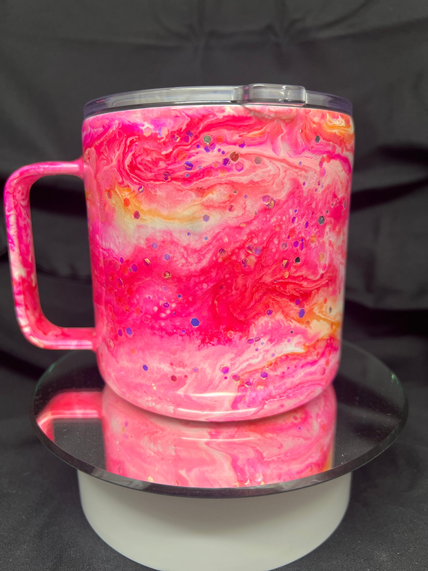 16oz Stainles Coffee Mug 'Pink is my Favorite Color'