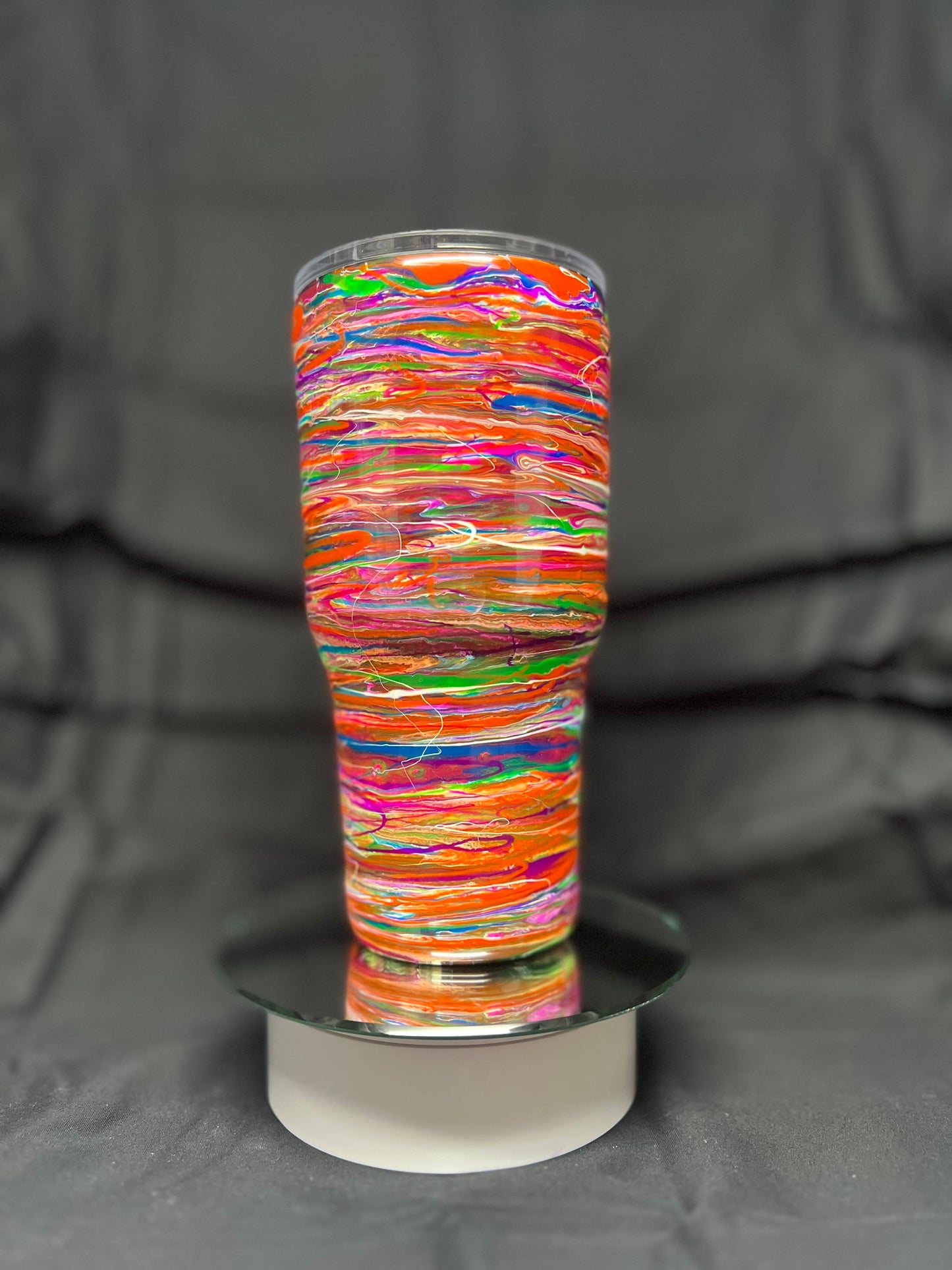 24oz Curved 'Melted Crayon'